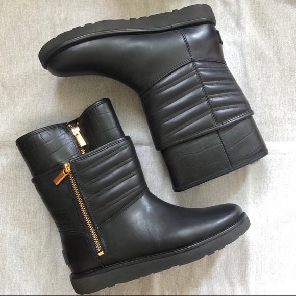 UGG Aviva Genuine Shearling Lined Boot - Picture 2 of 5